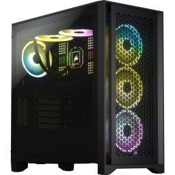 Carcasa PC iCUE 4000D RGB Airflow Mid-Tower fara sursa ATX Black