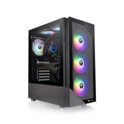 Carcasa View 200 TG ARGB Middle Tower ATX Fara sursa Negru