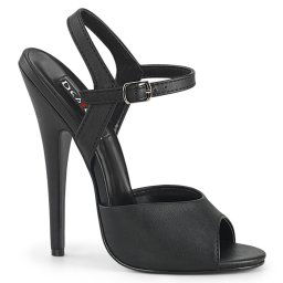 Pleaser Domina-109 Blk Faux Leather 36