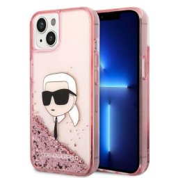 Husa Husă Karl Lagerfeld Glitter Karl Head pentru iPhone 14 Pro, Transparent