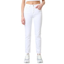TRUSSARDI JEANS Jeans 5 Pocket Classic Tapered Comf J00212T6249H001 w001 white