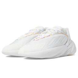 adidas Originals Kids Ozelia (Big Kid) WhiteCrystal WhiteAlmost Yellow