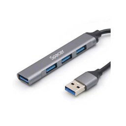 HUB USB 2.0 la 4 x USB-A 1m, Spacer SPHB-USB-4U-01