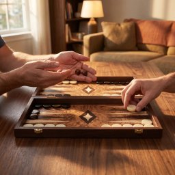 Joc table Clasic Senet Design Nuc 30x17 cm