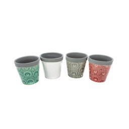 Ghiveci Ceramica Model Soare 4/Set