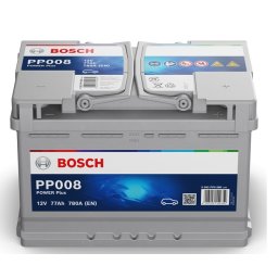 Acumulator auto BOSCH Power + Line 12V 77Ah EN 780A 278x175x190mm
