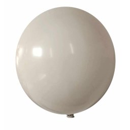 Set 2 baloane latex jumbo alb nisip 45 cm