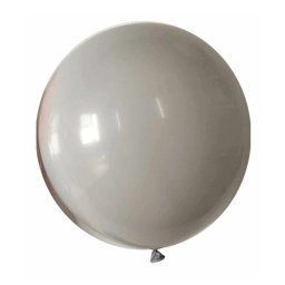 Set 2 baloane latex jumbo gri 45 cm