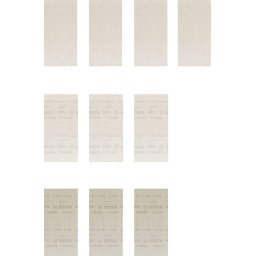 Set 10 foi abrazive, 115 x 230 mm, granulatie 80/120/180