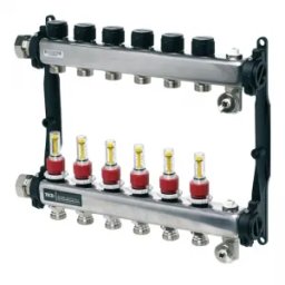 Distribuitor TECEfloor SLQ RECTANGULAR otel inox, complet echipat 3 cai