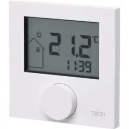 Termostat de camera cu comanda radio TECEfloor RTF-D Design, afisaj