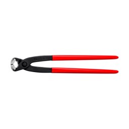 Cleste de fierari-betonisti KNIPEX cu manere acoperite cu plastic, pentru legare si torsionare sarma pentru armaturi, latime falci 25 mm, 300 mm, fabricat in Germania 99 01 300