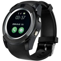 Smartwatch V8 HandsFree Bluetooth 3.0 Micro SIM Android Camera 1.3MP Negru