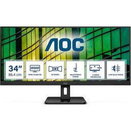 Monitor LED Monitor U34E2M 34 cale VA 100 Hz HDMIx2 DP Negru