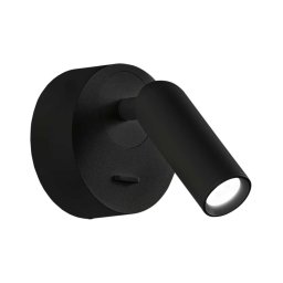 Spot LED de perete BEAN LED/3W/230V negru Ideal Lux