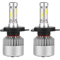 Kit becuri led auto COB S2 H4 2 buc/set 8000Lumeni temperatura 6000K/Alb putere 72W