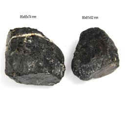 Turmalina Neagra Minerala Naturala Bruta - 80-85 x 81-85 x 52-75 mm - ( XXL ) - 1 Buc