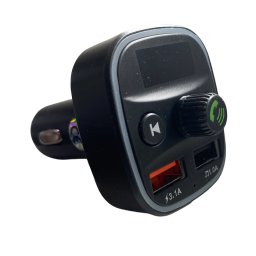 Modulator FM Q1 functie Bluetooth transmitator MP3 handsfree Negru