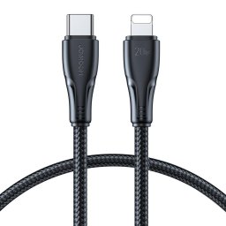 USB C - Lightning 20W Surpass Series cable for fast charging and data transfer 0.25 m black (S-CL020A11)