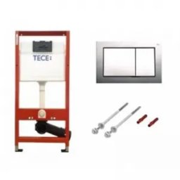 Modul WC TECEbase cu rezervor Base, incl. clapeta TECEbase crom lucios, izolatie si sist. fixare, H 1120mm