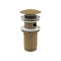 Ventil click-clack, Alcadrain, cu preaplin, auriu periat
