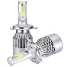 Set 2 becuri Led C6 H11/H8 putere 48W temperatura 6500K