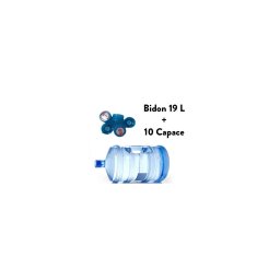 Bidon apa 19L + 10 Capace