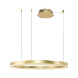 Lustră LED pe cablu dimabilă HALO LED/56W/230V d. 80 cm auriu Azzardo AZ4961