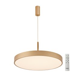 Azzardo AZ5089 - Lustră LED dimabilă pe cablu MARCELLO LED/30W/230V auriu + + telecomandă