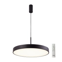 Azzardo AZ5091 - Lustră LED dimabilă pe cablu MARCELLO LED/60W/230V negru + + telecomandă
