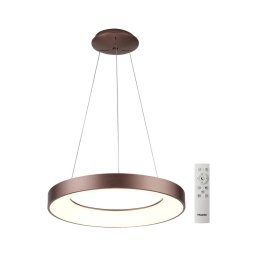 Azzardo AZ5007 - Lustră LED dimabilă pe cablu SANTANA LED/50W/230V maro + + telecomandă