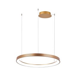 Lustră LED dimabilă pe cablu Azzardo AZ5017 AGNES LED/38W/230V d. 48 cm auriu