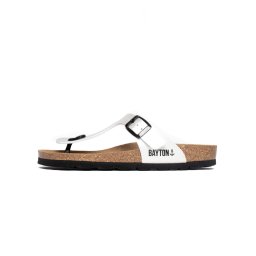 Bayton Flip-flops 'Mercure' negru / alb