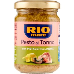 Rio Mare Pesto cu ton, fistic si lamaie 130 gr