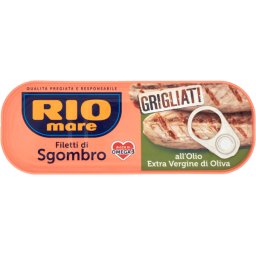 Rio Mare File de Macrou la gratar in ulei masline extra virgin 120 g
