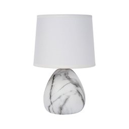 Lampă de masă MARMO 1xE14/40W/230V alb Lucide 47508/81/31