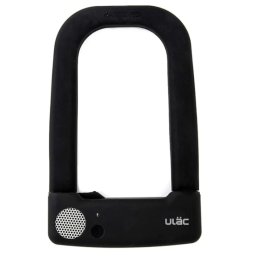 ULAC Bangdogge, alarma 110 decibeli, otel calit ultra rezistent 13mm, invelit in cauciuc, 2 chei, negru