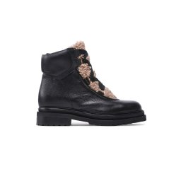 TED BAKER Ghete Booties Mosie Shearling Hiker Boot 263224 black
