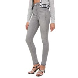 KARL LAGERFELD Jeans Skinny Logo Denim 235W1105 d93 grey denim