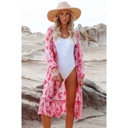 Eross rochie plaja Sweet Floral S Pink