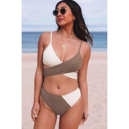 Eross costum baie Back Wrap S Khaki