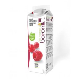 Piure Pasteurizat de Zmeura 100%, 1L, Boiron