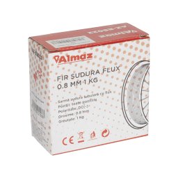 Accesoriu sudura Fir sudura flux 0.8mm, 1kg, MAG-FCAW, sudura cu sau fara gaz, Almaz, AZ-ES022