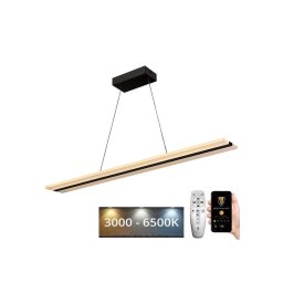 Lustră LED dimabilă pe cablu LED/40W/230V 3000-6500K negru + telecomandă