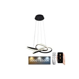 Lustră LED dimabilă pe cablu LED/40W/230V 3000-6500K negru + telecomandă