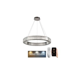 Lustră LED dimabilă pe cablu LED/50W/230V 3000-6500K crom + telecomandă