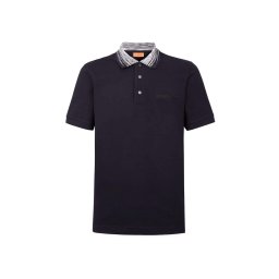 MISSONI Polo Cotton Piquet UC22W200-BJ0019 s90nc-black contrast space-dyed black white
