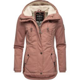 MARIKOO Parka de iarnă 'Bikoo' maro / maro ruginiu