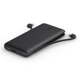 Baterie externa Belkin Power Bank 18W 10.000mAh USB-C+Lightning Cab. BPB006BTBLK