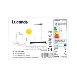 Lustră LED dimabilă pe cablu EBBA 5xLED/5W/230V Lucande